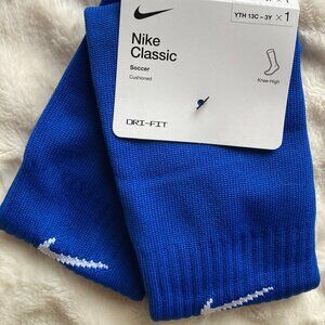 NIKE classic cushioned knee high soccer youth socks
